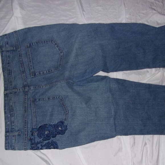 size 22w 22 w plus sized stretch bue jean twenty two denim pants womens - Picture 4 of 6